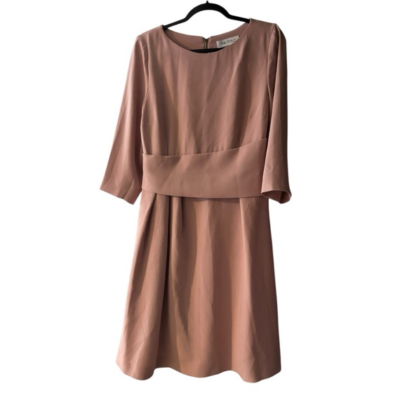 The Fold London Camelot Dress ASO Princess Beatrice Blush Pink Size 6 - Picture 3 of 9